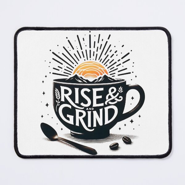 Item preview, Hustler, Rise grind, Coffee, sunshine designed and sold by TrueArtVibes.