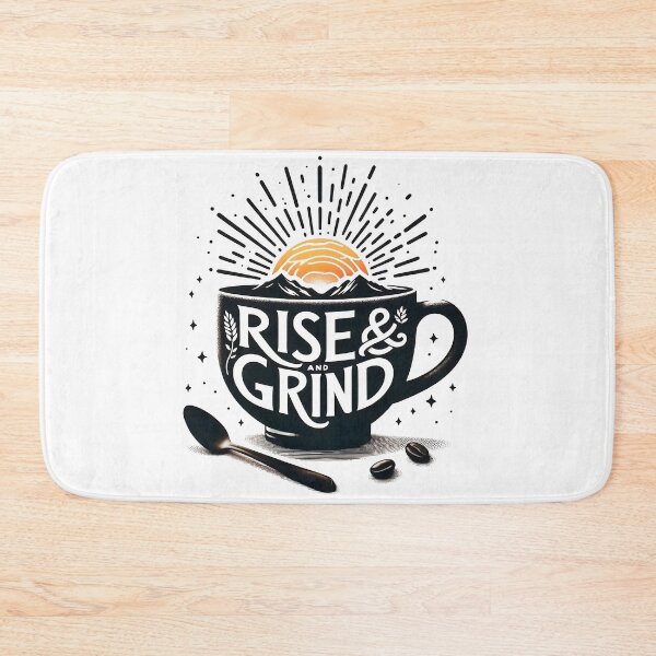 Item preview, Hustler, Rise grind, Coffee, sunshine designed and sold by TrueArtVibes.