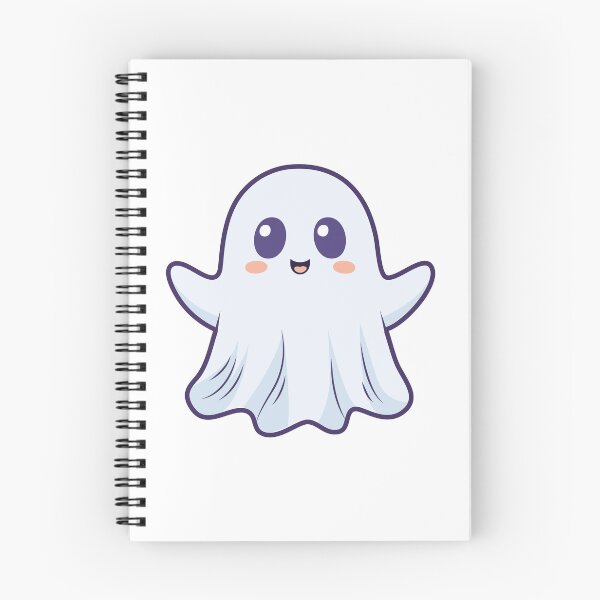 Item preview, Cute ghost, little, happy with big eyes wants a hug designed and sold by Eva-Designs-.
