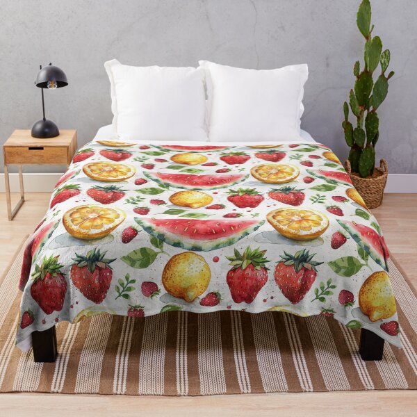 Item preview, Fruits and berries lemons strawberries watermelon Art designed and sold by NTGUILTY.