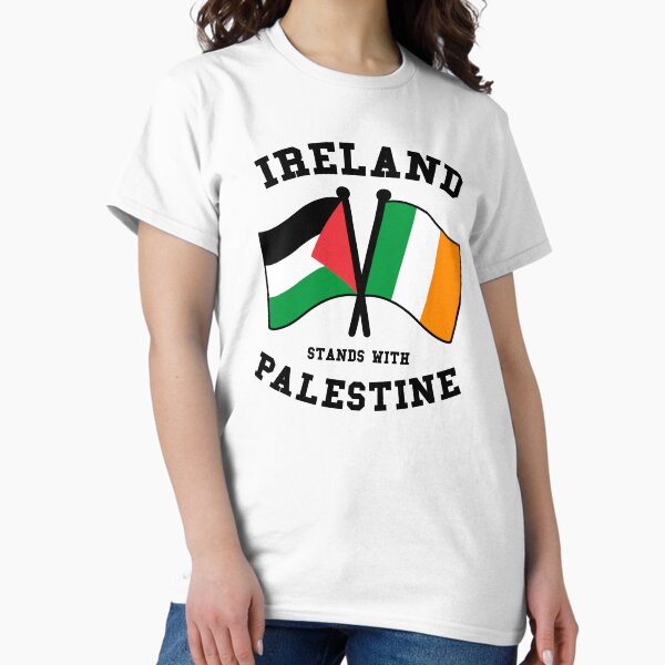 Vista previa del artículo con la obra «Irlanda apoya a Palestina», diseñado y vendido por Eat the Rich.
