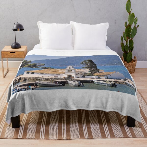 Item preview, Vlacherna Monastery on Corfu island, Kerkyra, Greece designed and sold by goceris.