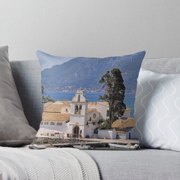 Item preview, Vlacherna Monastery on Corfu island, Kerkyra, Greece designed and sold by goceris.