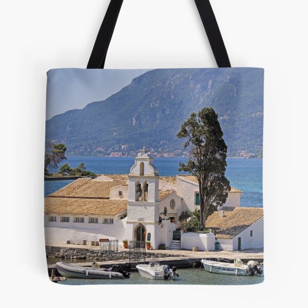 Item preview, Vlacherna Monastery on Corfu island, Kerkyra, Greece designed and sold by goceris.