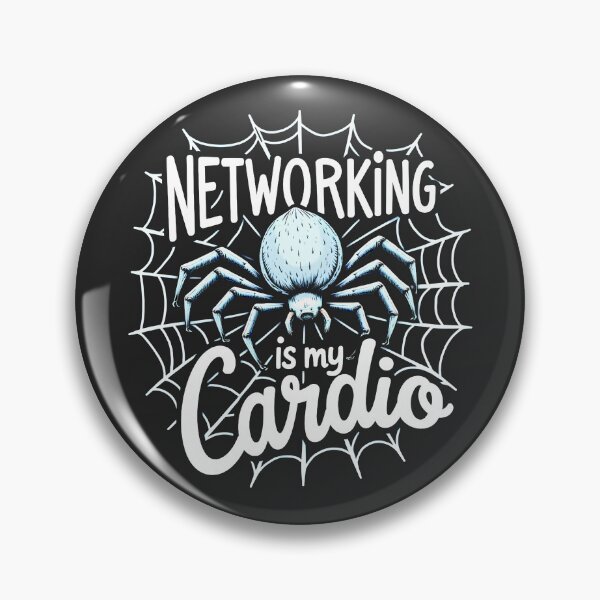 Item preview, Networking is my Cardio Spider Design designed and sold by FoxyJags.