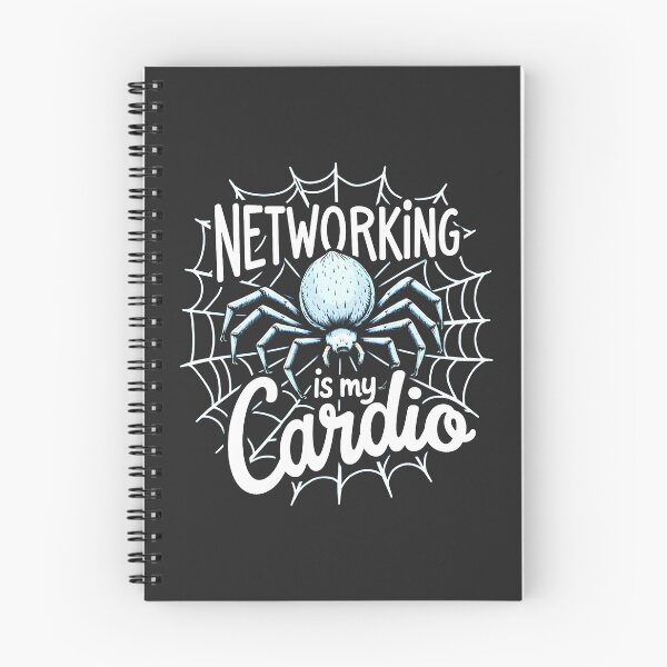 Item preview, Networking is my Cardio Spider Design designed and sold by FoxyJags.