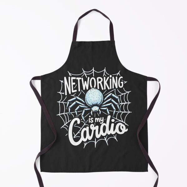 Item preview, Networking is my Cardio Spider Design designed and sold by FoxyJags.