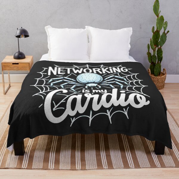 Item preview, Networking is my Cardio Spider Design designed and sold by FoxyJags.