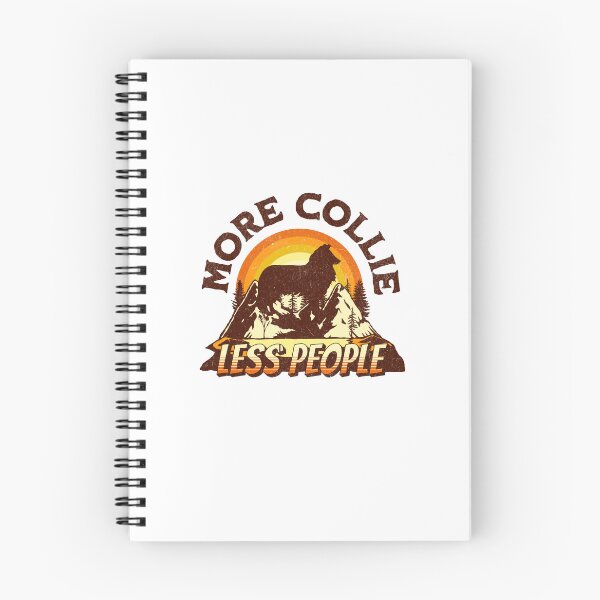 Item preview, Rough Collie Less People Vintage Hiking Camping Gift designed and sold by Guarddogdrive.