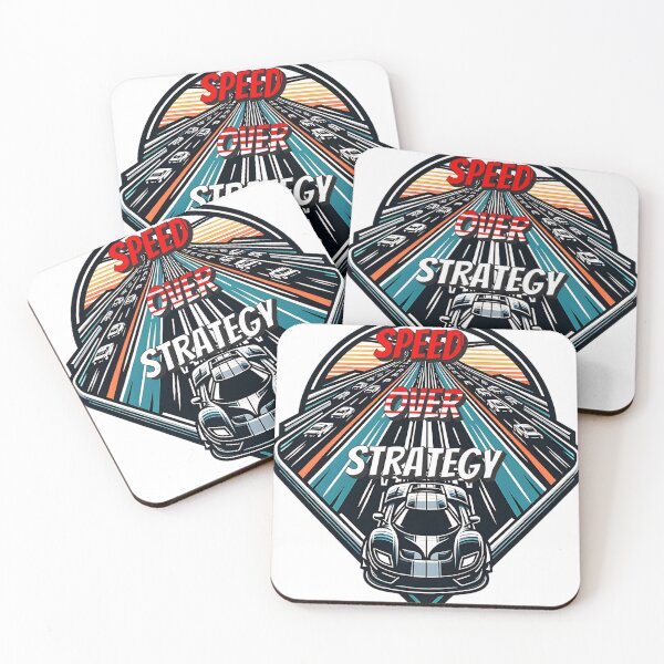 Item preview, Speed Over Strategy – Bold Racing Car Graphic Design designed and sold by NSB-Design.