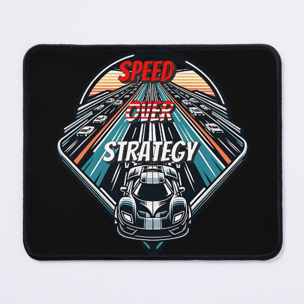 Item preview, Speed Over Strategy – Bold Racing Car Graphic Design designed and sold by NSB-Design.
