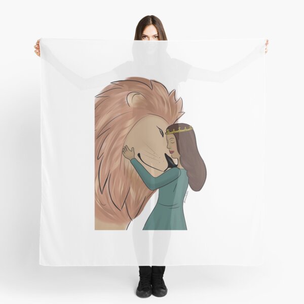 Vista previa del artículo con la obra «niña y león (sin fondo)», diseñado y vendido por reinoilustre.