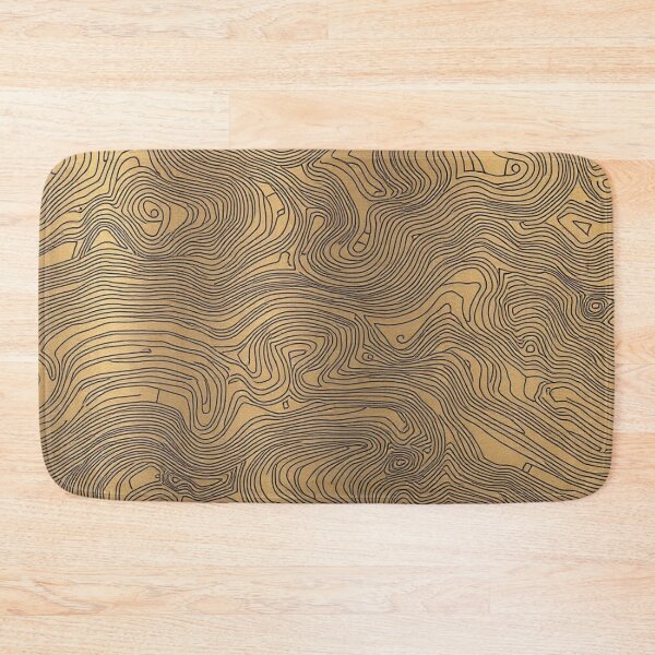 Item preview, Topographic Gold Texture with Fine Lines designed and sold by SurfaceCraft Studio.