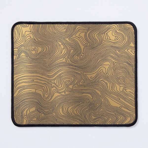 Item preview, Topographic Gold Texture with Fine Lines designed and sold by SurfaceCraft Studio.