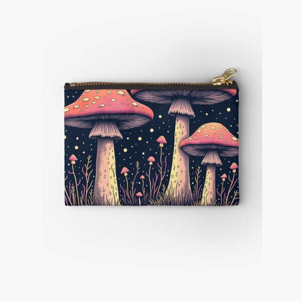 Artikelvorschau, Magischer Pilzpfad – Trippy Night Sky entworfen und verkauft von Madustoks.