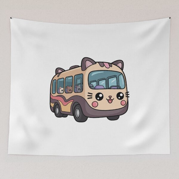 Item preview, Cute Kawaii Cat Bus designed and sold by SignumShop.