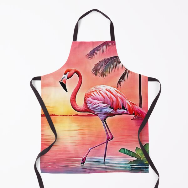 Item preview, Pink Flamingo Scene Design designed and sold by Health And Fitness Posts e-Store.
