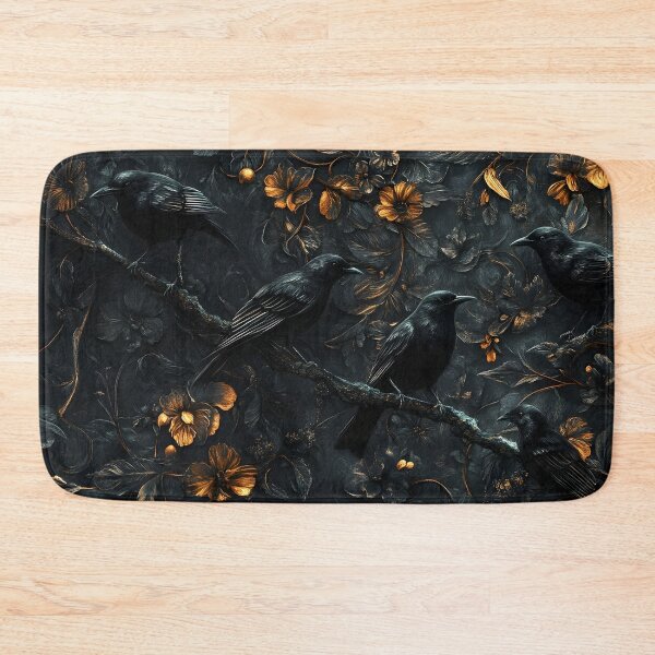 Item preview, Cuervo floral medieval designed and sold by Doo-Dii.