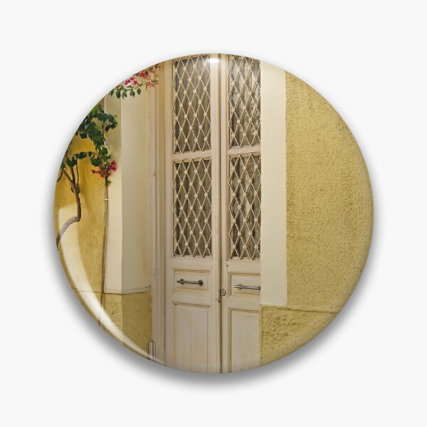 Item preview, Old house yellow wall and Bougainvillea flowers,Nafplio,Greece designed and sold by goceris.