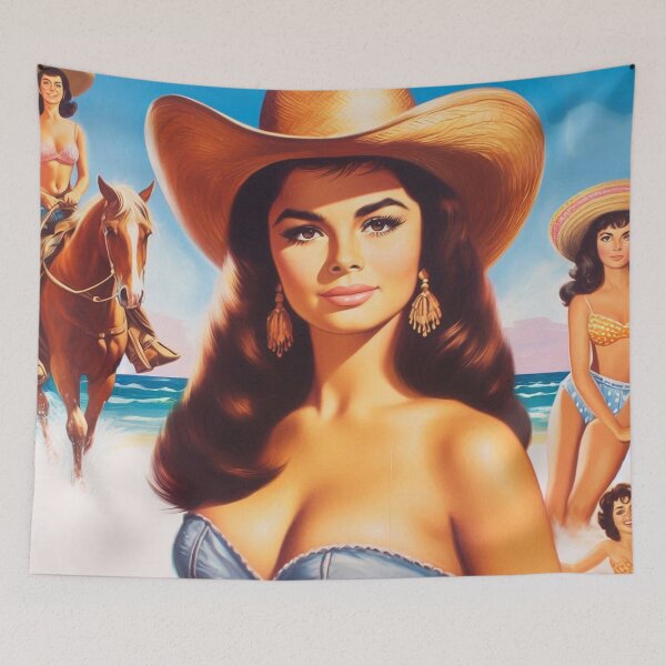 Artikelvorschau, Retro Cowgirl entworfen und verkauft von PulpVintage.