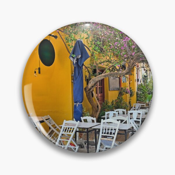 Item preview, Old house in the narrow streets of Nafplion town with Bougainvillea flowers,Greece designed and sold by goceris.