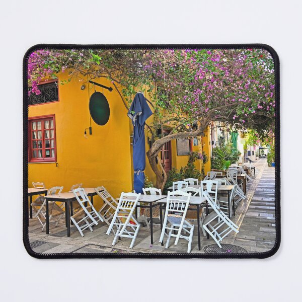 Item preview, Old house in the narrow streets of Nafplion town with Bougainvillea flowers,Greece designed and sold by goceris.