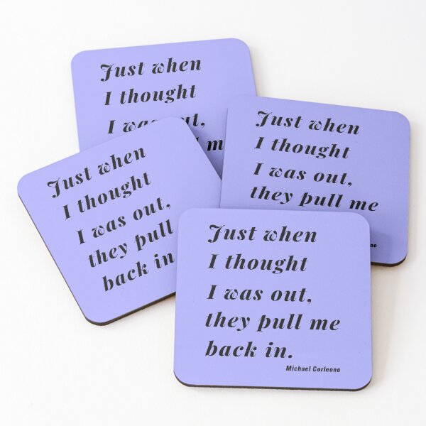 Item preview, Just when I thought I was out 2 designed and sold by DigitalandPhoto.