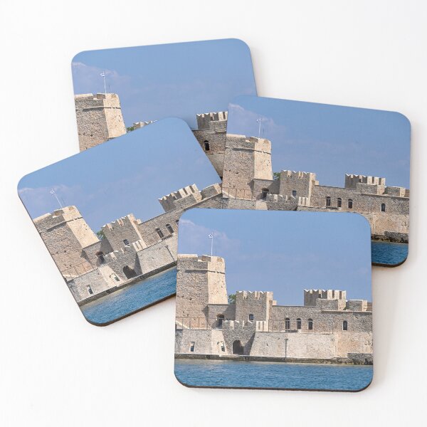 Item preview, Bourtzi venetian water fortress in Nafplio, Peloponnese, Greece,summer season designed and sold by goceris.