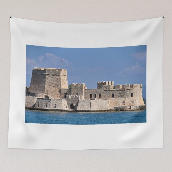 Item preview, Bourtzi venetian water fortress in Nafplio, Peloponnese, Greece,summer season designed and sold by goceris.