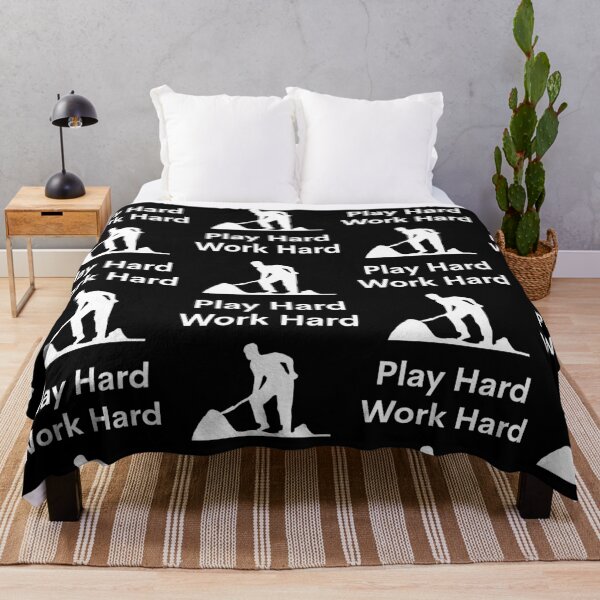Item preview, Work Hard Play Hard Worker - white designed and sold by VasInd.