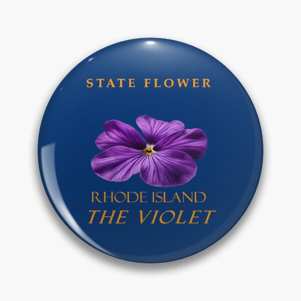Item preview, Rhode Island Territory Flower The Violet designed and sold by taiche.
