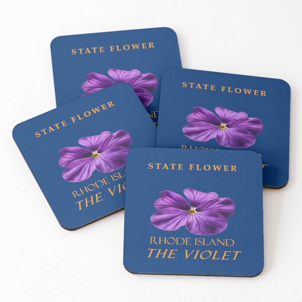 Item preview, Rhode Island Territory Flower The Violet designed and sold by taiche.