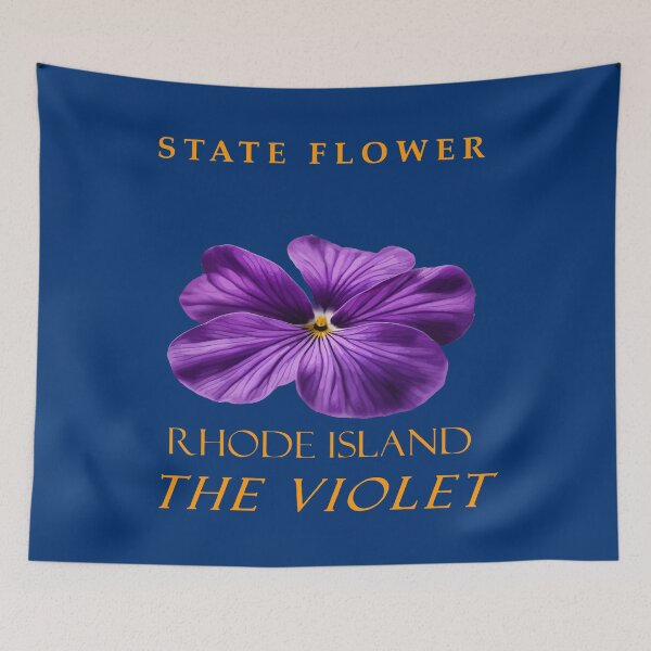 Item preview, Rhode Island Territory Flower The Violet designed and sold by taiche.