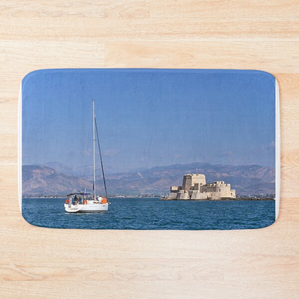 Item preview, Bourtzi venetian water fortress in Nafplio, Peloponnese, Greece,seascape designed and sold by goceris.