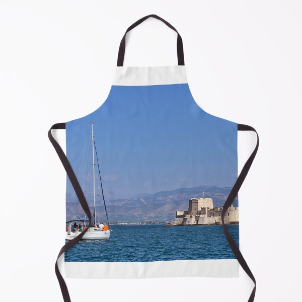 Item preview, Bourtzi venetian water fortress in Nafplio, Peloponnese, Greece,seascape designed and sold by goceris.