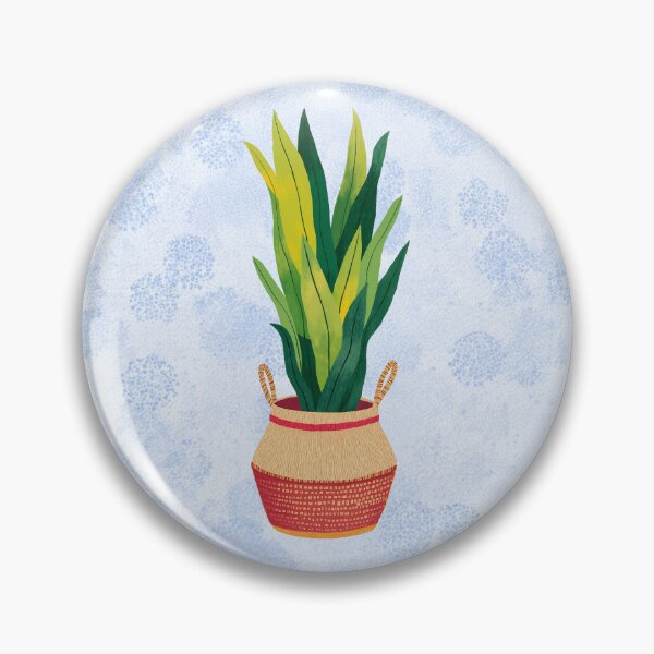 Item preview, Snake Plant Colorful Painting (blue) designed and sold by Magnolia Valley Art.