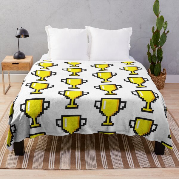 Item preview, Pixel Art Golden Trophy with Black Outline designed and sold by K1llexx.
