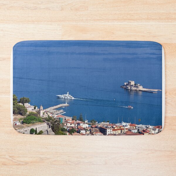 Item preview, Acronafplia castle and Bourtzi water fortress ,Nafplio, Peloponnese, Greece designed and sold by goceris.