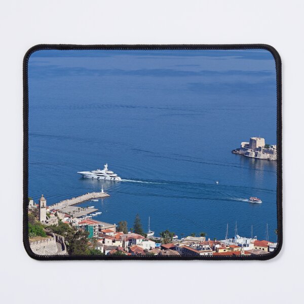 Item preview, Acronafplia castle and Bourtzi water fortress ,Nafplio, Peloponnese, Greece designed and sold by goceris.