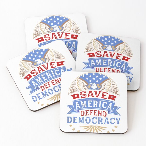 Item preview, Save America Defend Democracy Demonstration designed and sold by AntiqueImages.