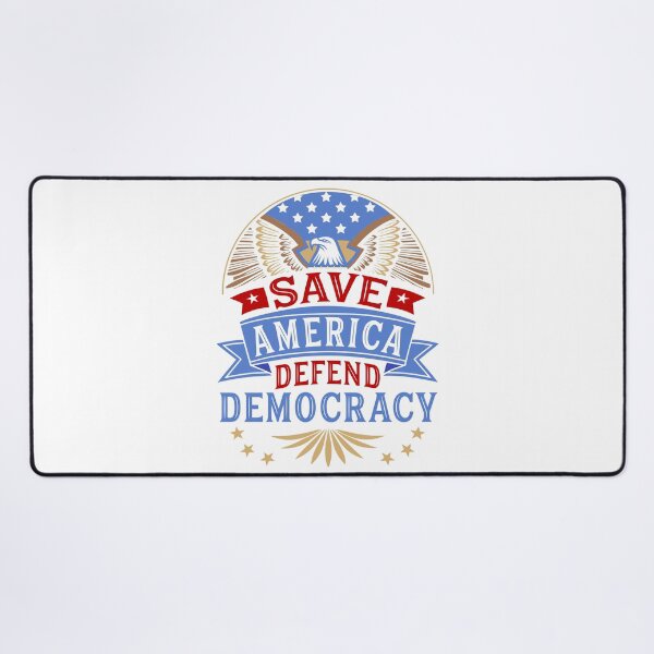 Item preview, Save America Defend Democracy Demonstration designed and sold by AntiqueImages.