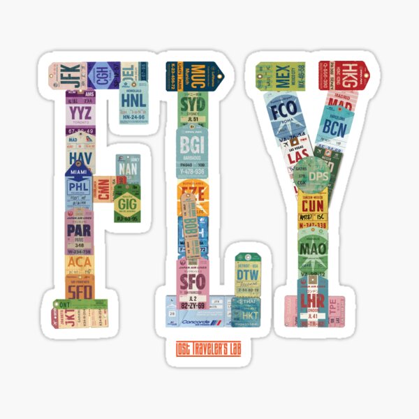 Item preview, Fly vintage tags designed and sold by LostTravelersLab.