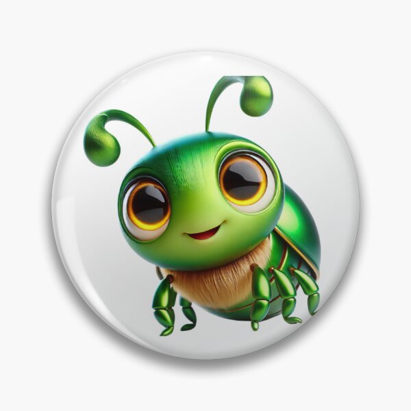 Item preview, Adorable Green June Beetle designed and sold by Sillytoe.