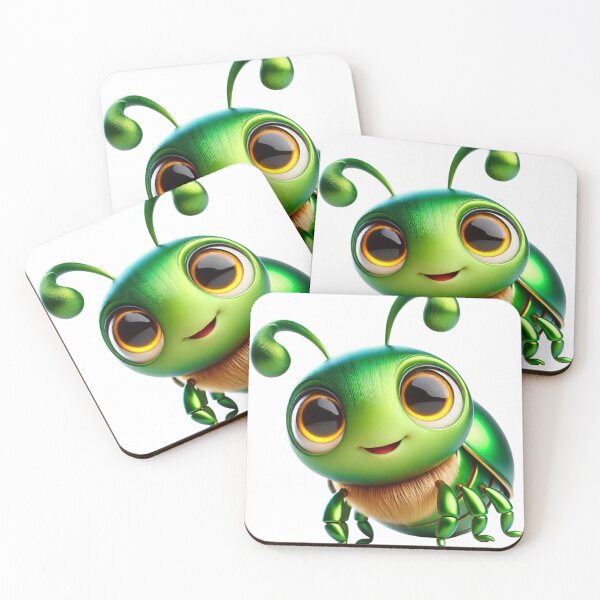 Item preview, Adorable Green June Beetle designed and sold by Sillytoe.