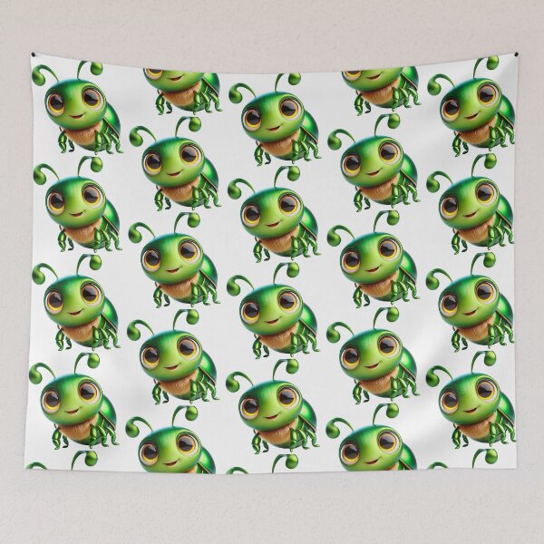 Item preview, Adorable Green June Beetle designed and sold by Sillytoe.