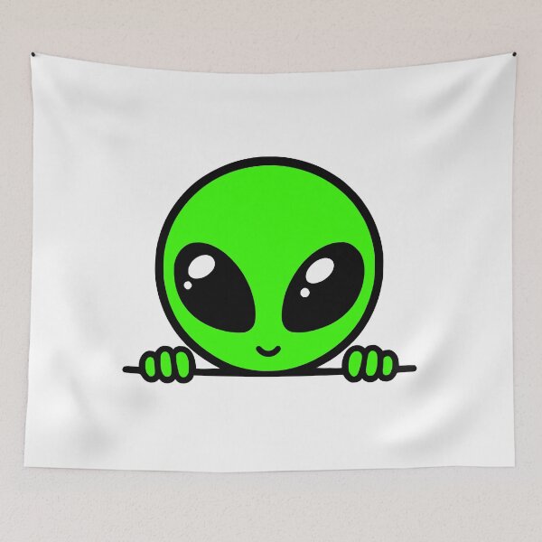 Item preview, Peaking Cute Alien designed and sold by roswellboutique.