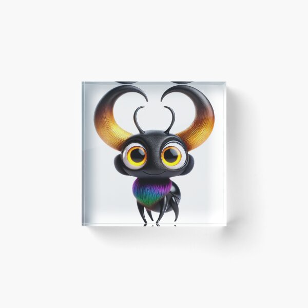 Item preview, Adorable Horned Beetle designed and sold by Sillytoe.