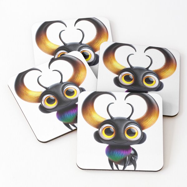 Item preview, Adorable Horned Beetle designed and sold by Sillytoe.