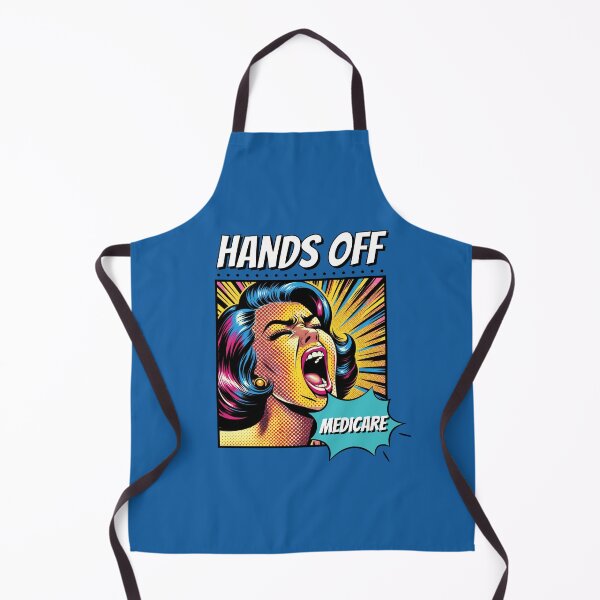 Item preview, Hands Off Medicare Protest Statement Comic Retro Pop Art designed and sold by hiacynto.