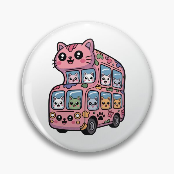 Item preview, Bubblegum Retro Cat Bus designed and sold by SignumShop.